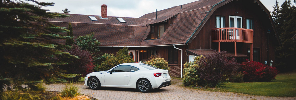 car and house