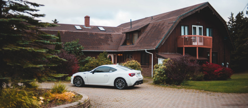 car and house