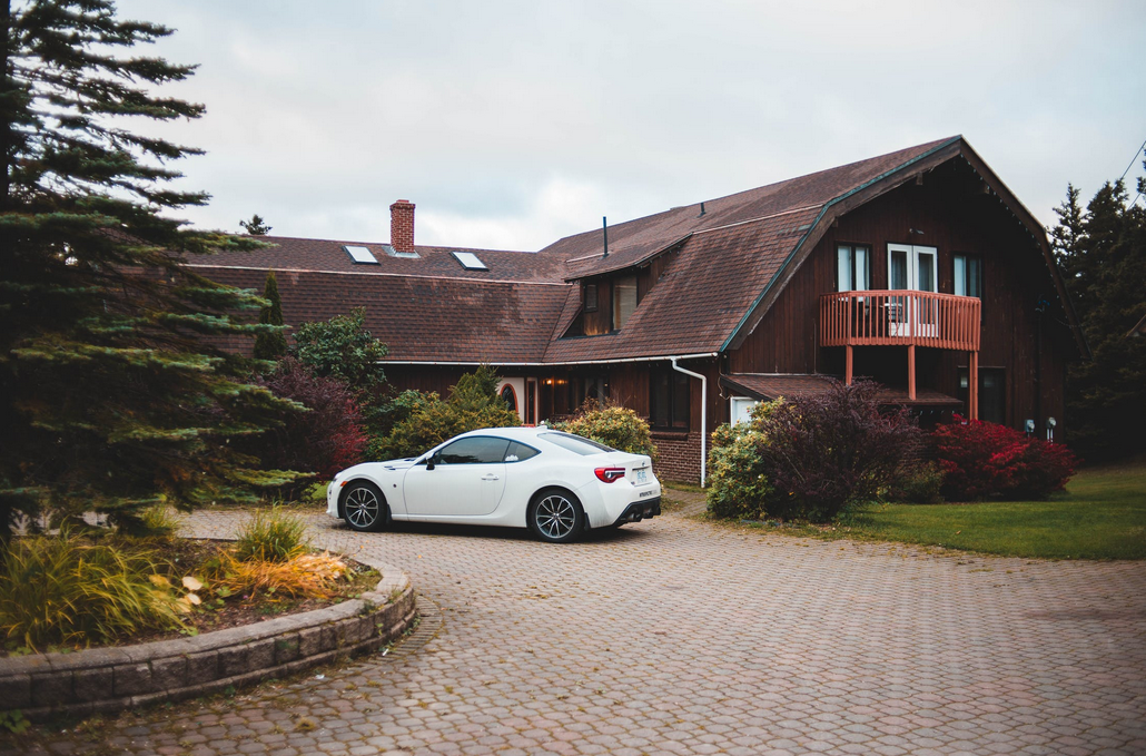car and house
