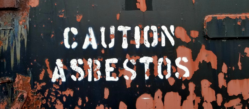 asbestos warning