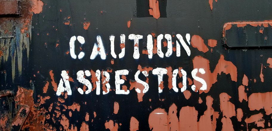 asbestos warning